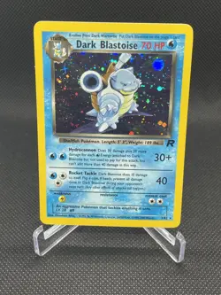 Pokemon TCG Dark Blastoise 3/82 Team Rocket Holo-LP - Image 1