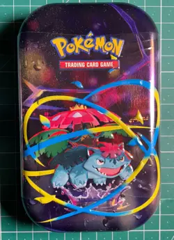 Pokemon TCG Mega Evolutions Mini Tin - Brand New - Sealed - Mega Venusaur - Image 1