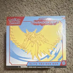Pokemon Scarlet & Violet Paradox Rift Elite Trainer Box Roaring Moon 2023 - Image 1