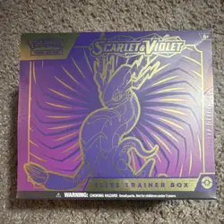 Pokemon Scarlet & Violet Elite Trainer Box Miraidon Booster Promo Edition - Image 1