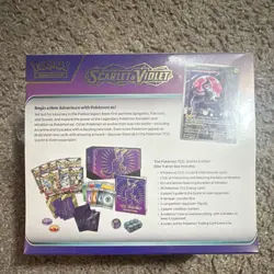 Pokemon Scarlet & Violet Elite Trainer Box Miraidon Booster Promo Edition - Image 2
