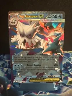 Mega Abomasnow ex Near Mint 036/132 Me01: Mega Evolution Holo Pokemon TCG - Image 1