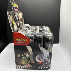 NEW SEALED POKEMON TCG BLACK BOLT WHITE FLARE UNOVA 8 MINI TIN SET WITH DISPLAY - Image 5