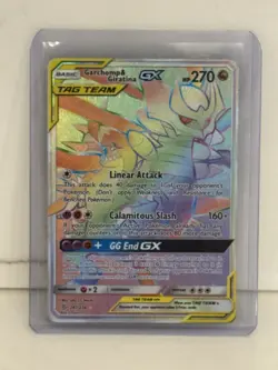 Pokemon Garchomp and Giratina GX Rainbow Rare Tag Team 247/236 Unified Minds - Image 3
