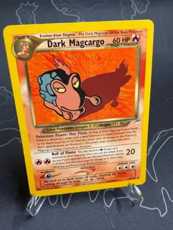 Pokemon TCG Dark Magcargo 18/105 Neo Destiny Rare MP - Image 1