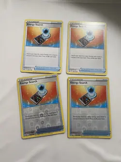 4x Energy Search - NM Playset - Trainer x4 - Pokemon TCG - Image 1