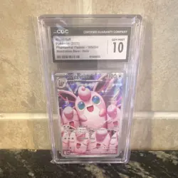 Pokemon Wigglytuff Illustration Rare Holo CGC 10 Phantasmal Flames 105/094 - Image 1