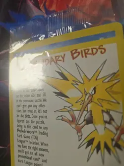 Pokemon Legendary Birds - Articuno WOTC Black Star Promo #22 – Factory Sealed NM - Image 2