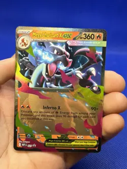 Pokemon ME: Mega Evolution Promo Mega Charizard x ex 029 Black Star Promo NM - Image 2
