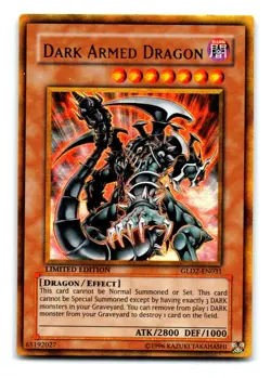 Dark Armed Dragon GLD2-EN031 Limited Edition Gold Rare - Image 1