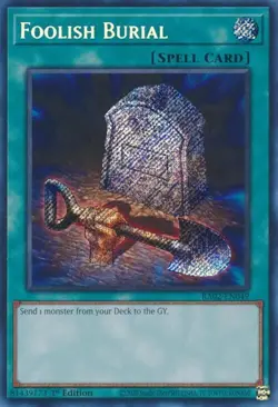 Foolish Burial x1 RA02-EN049 Secret Rare Yugioh - Image 1