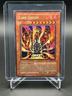Yugioh Jinzo + Lava Golem Secret Rare Moderate Play "aisw" - Image 4