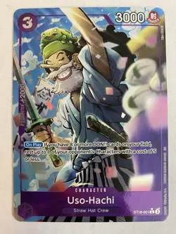 Uso-Hachi (Alternate Art) ST18-001 Prem Booster -The Best- Vol. 2 Foil One Piece - Image 1