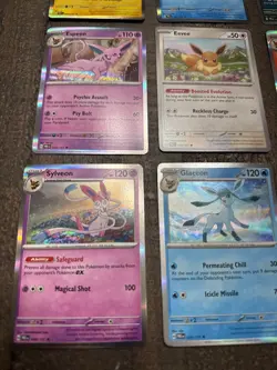 Eevee pokemon cards 2025 evolution forms set 9 cards total - Image 5