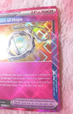 2 CARDS Pokemon Scramble Switch 186 Amulet Of Hope 162 ACE SPEC Surging Sparks - Image 4