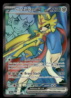 Pokemon Cards Hop's Zacian ex 176/159 Journey Together Ultra Rare NM - Image 1