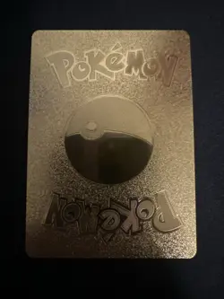 Pokemon Meowth VMAX HP300 Gold Foil Fan Art Card SWSH005 - Image 2