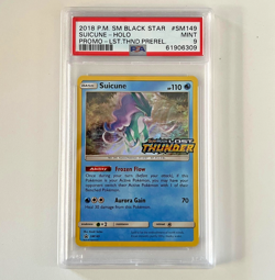 Pokemon Card Suicune SM149 Lost thunder ENG Inglese PSA 9 Carta Gradata Mint - Image 1