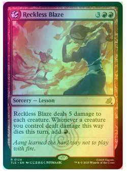 Reckless Blaze - Foil Avatar MTG - Image 1