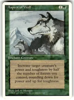 Aspect of Wolf MTG Core Set 4th Edition Regular - Image 1
