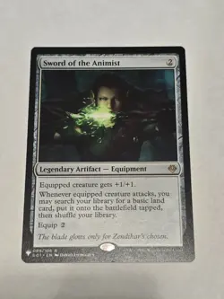 🔥 Sword Of The Animist - Commander: Forgotten Realms - NM/M - MTG! WOW!! - Image 1