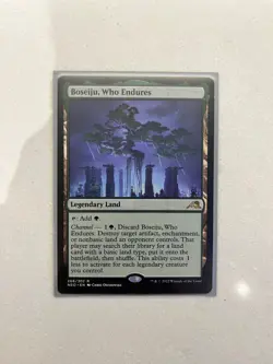 MTG Boseiju, Who Endures Kamigawa: Neon Dynasty 266/302 Regular Rare - Image 1