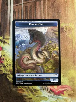 1x Koma's Coil Token - Kaldheim - Near Mint - Image 1