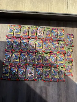 Lot of 35 Pokemon TCG Mega Evolution Phantasmal Flames Sleeved Booster Packs New - Image 2