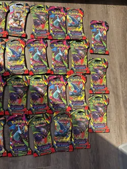 35x Pokemon TCG Phantasmal Flames Sleeved Booster Pack Lot of 35 - Image 3