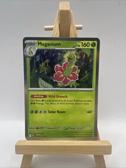 Meganium 010/132 Mega Evolution Rare Holo Pokemon 2025 TCG Card NM - Image 1
