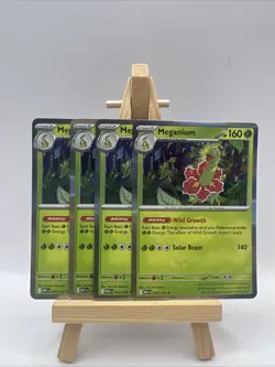 Meganium 010/132 Mega Evolution Rare Holo Pokemon 2025 TCG Card NM - Image 3