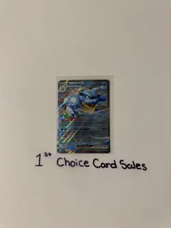 Pokemon TCG Blastoise EX #030/142 S&V: Stellar Crown Double Rare NM - Image 1