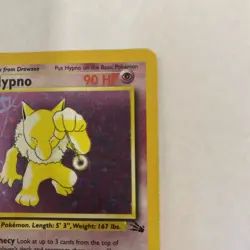 1999 Pokemon, Fossil, #8/62 Hypno, Holo Rare - Image 5