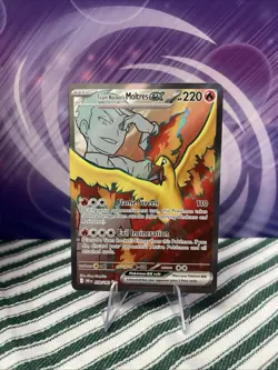 Pokemon TCG Team Rockets Moltres EX Destined Rivals 208/182 NearMint Condition - Image 1