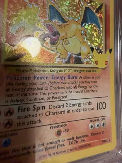 Pokemon Charizard 2021 Celebrations Classic Collection #4/102 HOLO BLEED - Image 2