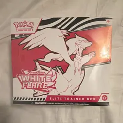 Pokemon TCG Scarlet & Violet White Flare Elite Trainer Box Reshiram 2024 English - Image 1
