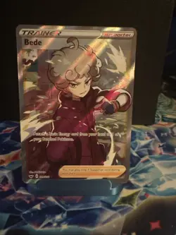 Bede (Full Art) Near Mint 199/202 Swsh01: Sword & Shield Holo Pokemon TCG - Image 1