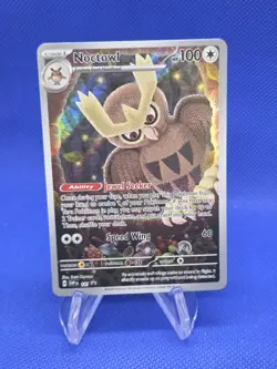 Pokemon Scarlet & Violet Noctowl SVP 141 Black Star Promo NM - Image 1
