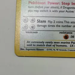 Pokemon TCG Dragonite Fossil Holo Rare Unlimited 4/62 Wizards 1999 READ Descr - Image 2