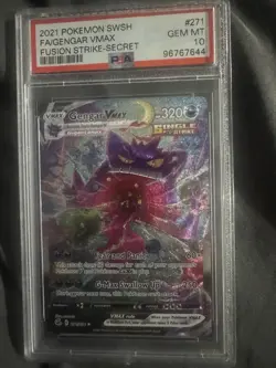 Pokemon Gengar VMAX & Giratina V Secret Rare PSA 10 Fusion Strike Lost Origin - Image 3