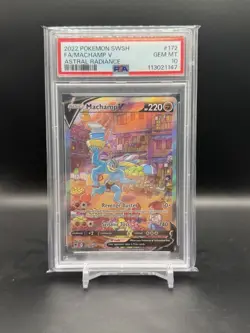 Pokemon Machamp V Astral Radiance Full Alt Art #172 PSA 10 Gem Mint - Image 1