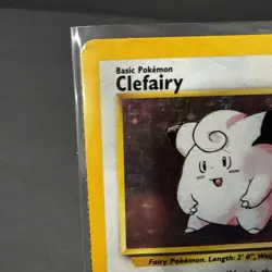 Pokemon TCG - Clefairy 5/102 - Holo Rare - Base Set Wizards MP - Image 2