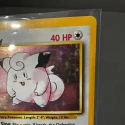 Pokemon TCG - Clefairy 5/102 - Holo Rare - Base Set Wizards MP - Image 3