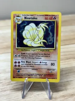 Ninetales 12/102 - Pokemon TCG Base Set Holo MP/HP - Image 1