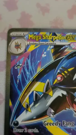 Mega Sharpedo ex 127/094 Pokemon TCG Me02: Phantasmal Flames SIR Holo - Image 2