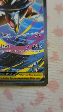 Mega Sharpedo ex 127/094 Pokemon TCG Me02: Phantasmal Flames SIR Holo - Image 4