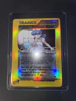 Pokemon Nurse - 145/165 - Expedition Base Set - Reverse Holo. 2002 E-Reader. LP. - Image 1