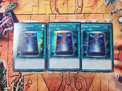 3x Book of Moon 1st Edition Super Rare RA02-EN050 NM Playset X3 Yugioh - Image 1