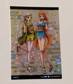 Reserved ONE PIECE Bundle: Carddass Boa Omega Carrot/Nami wafer Robin Carddass - Image 1