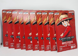 NEW ONE PIECE TCG OP-13 10 SLEEVED BOOSTER PACK LOT ENGLISH CARRYING ON HIS WILL - Image 2